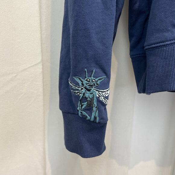 HARRY POTTER Wizarding World Peskipiksi Pesternomi Pullover Hoodie Top Blue XL - Picture 4 of 8